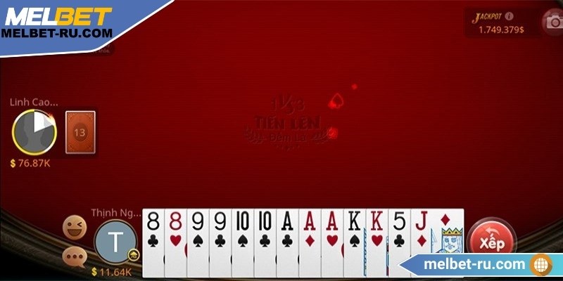 Một vài phiên bản khác của game bài tiến lên